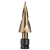 立始宝塔钻头电动扳手专用开孔扩孔器风炮转换头多功能阶梯塔形 150mm杆+4-32mm螺旋槽(4241