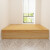 平子集 榻榻米床箱 气压床箱 简约北欧高箱储物床 可改尺寸 黄橡木色 1.0*2.0m单床