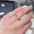 OVOZI戒指女洋气日本葡萄石戒指女小众设计高级感学生党洋气食指戒网红 美码9