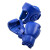 兵野 散打护具全套 日常体能搏击拳击格斗训练用品 散打护具套装 8件套 蓝色