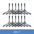 适配扫地机器人配件DF45 DF43 DF46过滤网边刷抹布拖布 边刷12个