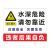 定制水深危险警示牌严禁攀爬翻越护栏鱼塘水库水池区域养殖重地闲人免请勿靠近加厚铝板安全告示标志标识牌 SSX21-水源保护区 40x60cm