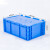 金兽EU物流箱GC3235储物箱汽配箱605*400*225mm蓝色翻盖