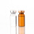 施莱登 棕色玻璃西林瓶冻干粉分装实验玻璃采样瓶 3ml棕色13口径(配胶塞铝盖)100套 