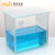 高硼硅玻璃层析缸 耐酸碱耐高温薄层色谱展开缸 单/双槽P/P-1型 双槽P-1型100*200(含盖)
