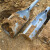 洛阳铲打洞取土挖土神器正宗锰钢铲头多功能挖坑考古勘探打桩工具 T型手柄