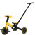 多功能滑步宝宝玩具三轮车1-5岁脚踏滑行自行GK1 蓝色带推杆
