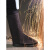 牛皮电焊护脚盖 焊工护腿  护脚 脚罩 鞋套防烫劳保 焊工防护装备 深棕色牛皮(筒高23cm):魔术贴款