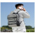 weikani运动户外背包滑板双肩包旅行双肩包带USB充电学生包（灰色）