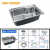 304不锈钢水槽单槽套餐 厨房洗菜盆小号尺寸洗手碗池阳台下洗衣盆 H边55*40冷热套餐