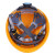 工品星 安全帽 进口ABS 新国标 建筑工程电力施头盔 防砸透气抗冲击GPX-A-1T 黄色 