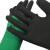 乳胶发泡手套劳保耐磨防滑塑胶橡胶浸胶透气工作劳动防护手套干活 加强耐磨透气王12双绿色 L