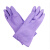 东亚 橡胶手套加绒布 保暖塑胶手套耐寒耐磨耐用耐油手套
