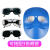 cy鬼脸焊工面罩氩弧焊二保焊防强光焊接面罩防焊渣头戴式电焊面罩 面罩+灰色眼镜（送绑带）
