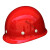 星曌安全帽耐安施工程地内里衬V型透气下巴带加厚国标圆形玻璃钢建筑 国标ABS红色V型