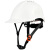 新款碳纤维纹路工地防砸安全帽ABS工业工程防护头盔男新国标印字 亚红+透明镜