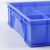 新料加厚零件盒分格箱多格箱螺丝盒分类盒塑料收纳盒子五金工具箱 天蓝色 B型盖子