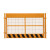 基坑护栏网定型化临边安全道路工地警示防护围挡广东厂家支持定制 黄色