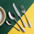 MEPRA 意大利不锈钢刀叉套装西餐牛排刀下午茶咖啡甜品勺家用 roma系列 不锈钢4件套礼盒装