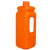 食品级高颜值塑料瓶浓缩果酱浓浆香精液体分装瓶包装罐2.5L升公斤 2L（满口容量）乳白色-80个
