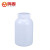 鸣固 ZS1670 HDPE塑料大口瓶广口瓶样品瓶试剂分装瓶带内盖 1000ML