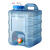 CLCEY净水器废水桶回收纯水机浓水桶防反味自动溢水食品级PC塑料储水桶 15升圆桶配龙头