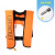 江波（JIANGBO）自动充气救生衣大人大浮力漂流便携式船用气胀式救生衣 手动橙色