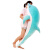 迪士尼海豚毛绒玩具公仔抱枕抱着睡觉大号布娃娃玩偶生日圣诞情人节礼物 粉色海豚会唱生日快乐 1.4米可拆洗配海