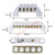 零线端子排  桥型接线排 5位10位零线排接地铜排5孔10孔并线器配电箱6*9端子排MSY 6孔桥型地排(绿色)