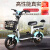 安顺骑新国标可上牌电瓶车48v小型电动自行车男女双人 学生代步车 绿色（电池可提+靠背） 48v12ah (铅酸助力续航约80里）