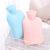 盛富永 PVC热水袋 创意防烫保暖暖手宝 便携加厚暖水袋注水500ML 粉红色