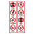 稳斯坦 W5605 (2张)乘坐电梯安全须知提示牌 使用注意事项说明贴 安全标识8(10*20cm)