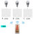 无线双控灯开关手持遥控86型面板家用220V电改装免布线单控变 灰色二路：1个主开关配2个二键遥控器