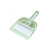迷你学生桌面清扫小扫把簸箕套装扫地笤帚刮水扫帚清洁小刷子 普通款-绿色【买2送1】