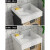 歌迪瓦（GEDIWA）小户型阳台洗衣机柜可定制带搓衣板一体组合洗衣柜伴侣石英石台盆 70*75CM石英盆+带搓衣板+全配件
