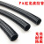 适用于加厚PP阻燃PA尼龙塑料波纹管软管螺纹管穿线管塑料管电工护 PP阻燃AD21.2(内径17mm) 100米