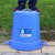 酒店塑料环保工业收纳大号餐厨垃圾桶水桶商用带盖大容量圆形户外 100型(60升)+盖 (蓝色)