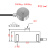微型称重测力传感器纽扣式高精度柱式压力重量重力工业探头小尺寸 03000kg(3T)