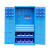 重型铁皮柜车间用抽屉式储物柜双开门工具柜加厚五金置物柜 F4082蓝色2百6方【单柜】
