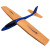 帝蓝尼泡沫飞机手抛 特大号手掷航模儿童投掷滑翔机户外亲玩具超大号 86CM蓝橙色-大号手抛飞机