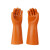 星工（XINGGONG）橡胶绝缘手套电工接线维修防护用手套舒适型 均码 XGKV-25 红棕色 25kv