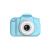 YZZCAM 儿童数码照相机可拍照可打印迷你单反旅游便携益智玩具学生日礼物 蓝猫【4000万像素】【前后双摄】 套餐三