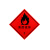 冠峰 30x30cm易燃液体3贴纸 危险品油罐车安全告示警示标识爆炸品腐蚀品贴纸GNG-539