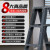 奥质梯子家用折叠铝合金人字梯双侧登高阁楼工程加厚加固加强爬梯 深空灰铝合金0.8米(三步)全加固