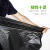 斯威诺 K-1143 大号黑色背心垃圾袋 环卫手提垃圾袋塑料袋 加厚款60*90CM50个