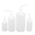 汉河塑料白色弯头管洗瓶 带刻度LDPE冲洗瓶 加厚洗瓶定制 1000ml 1个