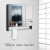 IVIENAIISH北欧浴室镜柜 卫浴镜子太空铝挂墙式卫生间全面镜面柜带置物架 B款80*68 白色9005