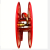 消防软管卷盘消火栓水管20米2530米自救式轻便水龙带卷盘套装带箱 20米卷盘+全红箱