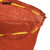 安赛瑞 蔬菜水果网眼袋 55×85cm（100个装）圆织网袋抽绳网兜 尼龙透气网袋编织袋（加密加厚）橘红 24798