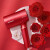 松下（Panasonic） 电吹风机家用吹风筒纳诺怡大功率发廊1800W速干恒温电风吹礼盒装生日礼物 EH-JNA3E（红色）